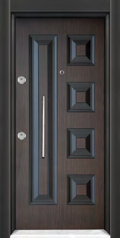 Zen Plus RST-02 Geniş Rustik Çelik Kapı İzmit Çelik Kapı Modeli
